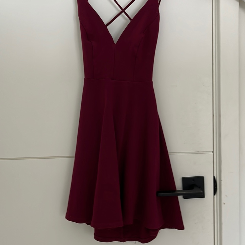 Red dress